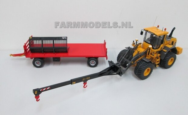 BOUWKIT: Verleng Jip Shovel Bouwkit, geschikt voor o.a. snelwissel koppeling 510005 t/m 510095 &amp; Volvo VAB-STD van AT &amp; Claas Torion/ Liebherr L 556 van Wiking modellen 1:32 (HTD)