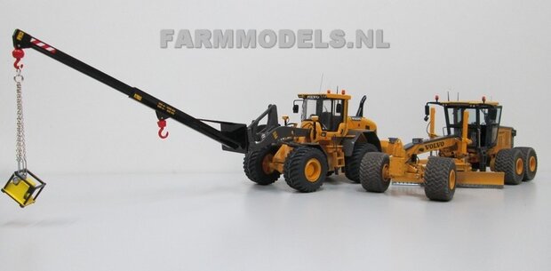 BOUWKIT: Verleng Jip Shovel Bouwkit, geschikt voor o.a. snelwissel koppeling 510005 t/m 510095 &amp; Volvo VAB-STD van AT &amp; Claas Torion/ Liebherr L 556 van Wiking modellen 1:32 (HTD)