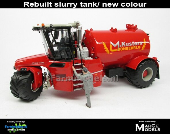 Rebuilt &amp; ND: VERVAET Hydro Trike, TANK NAADLOOS + KUSTERS LOGO 1:32 Marge Models  MM1819-KUSTERS-3