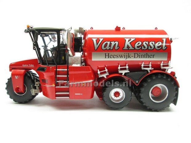 ND-VERVAET Hydro Trike XL, RED TANK + ZILVER VELGEN + VAN KESSEL LOGO 1:32 Marge Models  MM1819-VANKESSEL-5