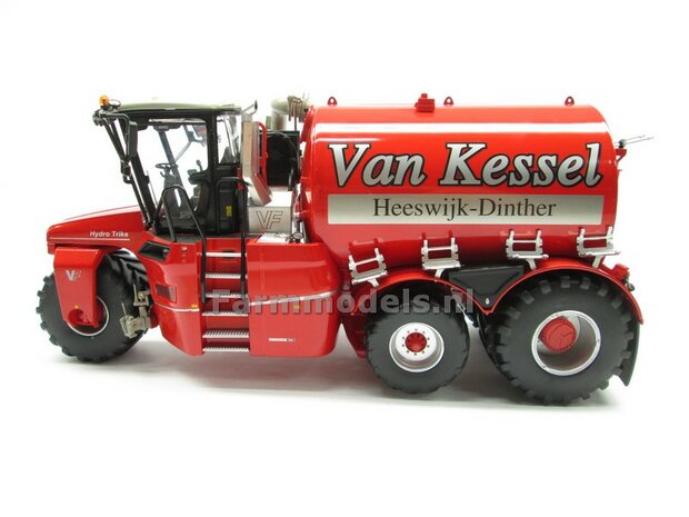 ND-VERVAET Hydro Trike XL, RED TANK + ZILVER VELGEN + VAN KESSEL LOGO 1:32 Marge Models  MM1819-VANKESSEL-5