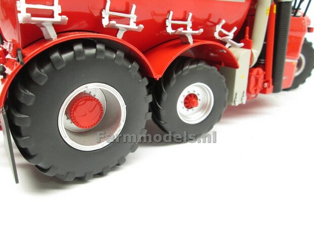 ND-VERVAET Hydro Trike XL, RED TANK + ZILVER VELGEN + VAN KESSEL LOGO 1:32 Marge Models  MM1819-VANKESSEL-5