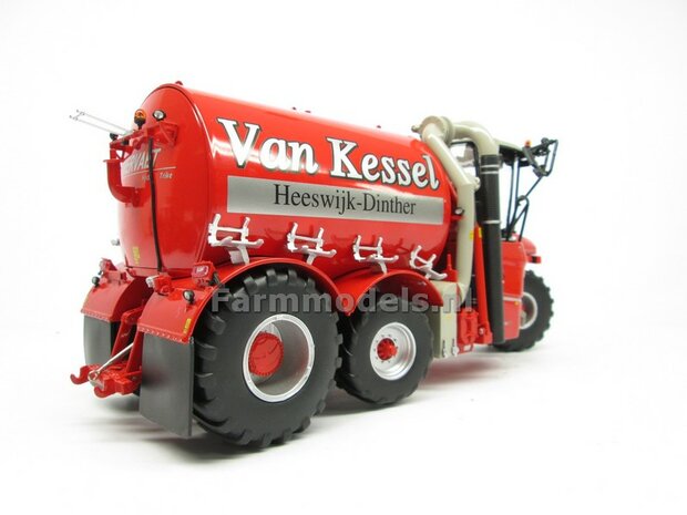 ND-VERVAET Hydro Trike XL, RED TANK + ZILVER VELGEN + VAN KESSEL LOGO 1:32 Marge Models  MM1819-VANKESSEL-5