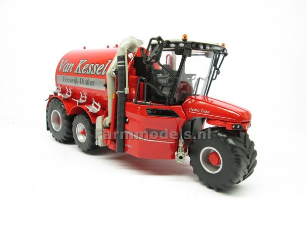 ND-VERVAET Hydro Trike XL, RED TANK + ZILVER VELGEN + VAN KESSEL LOGO 1:32 Marge Models  MM1819-VANKESSEL-5