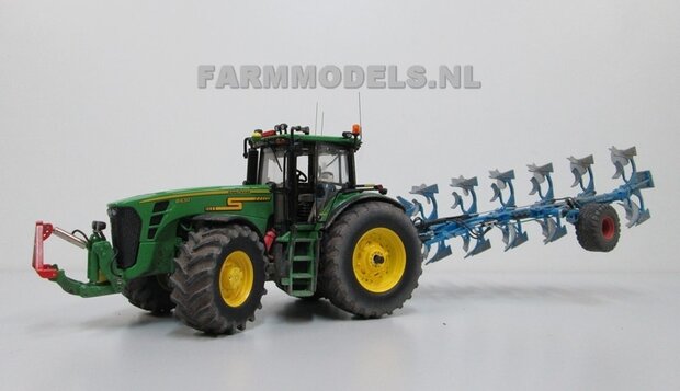 335. John Deere 8430 ploegen met Lemken Juwel 6 schaar met vorenpakker