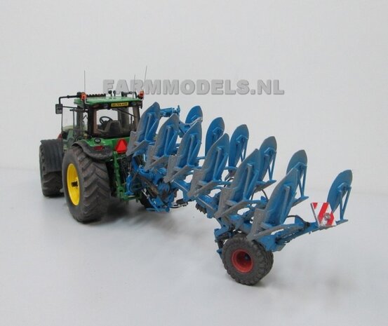 335. John Deere 8430 ploegen met Lemken Juwel 6 schaar met vorenpakker