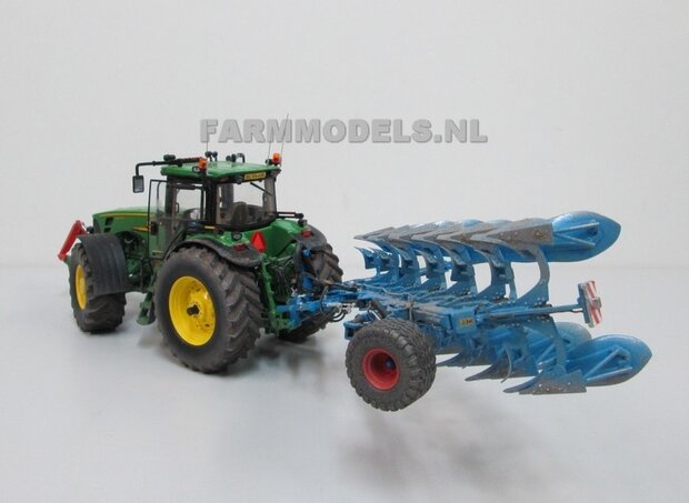 335. John Deere 8430 ploegen met Lemken Juwel 6 schaar met vorenpakker