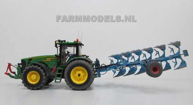 335. John Deere 8430 ploegen met Lemken Juwel 6 schaar met vorenpakker