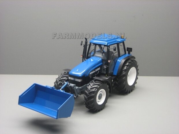 New Holland 8360 met Blauw kiepbakje 1:32 Replicagri REP094    