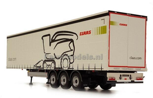 CLAAS PACTON Schuifzeil Trailer + FREE GIFT 1:32 Marge Models MM1902-01-03