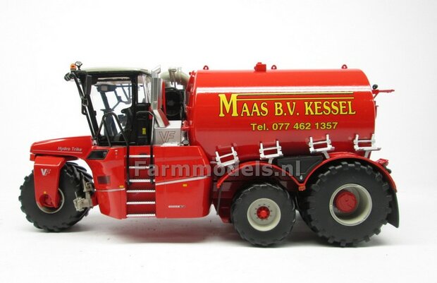 Rebuilt &amp; ND: VERVAET Hydro Trike XL, TANK NAADLOOS + MAAS LOGO 1:32 Marge Models  MM1819-MAAS-5