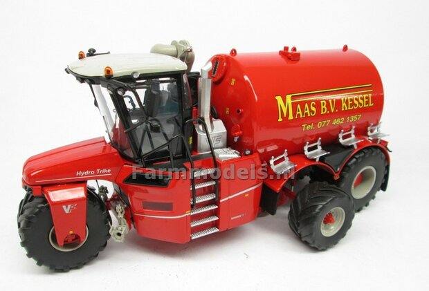 Rebuilt &amp; ND: VERVAET Hydro Trike XL, TANK NAADLOOS + MAAS LOGO 1:32 Marge Models  MM1819-MAAS-5