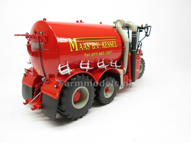 Rebuilt &amp; ND: VERVAET Hydro Trike XL, TANK NAADLOOS + MAAS LOGO 1:32 Marge Models  MM1819-MAAS-5