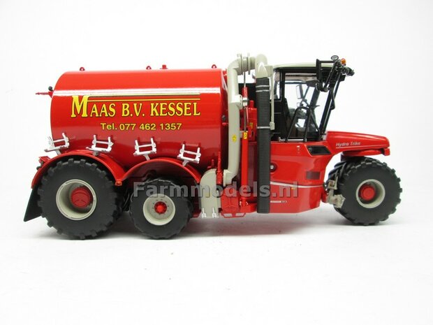 Rebuilt &amp; ND: VERVAET Hydro Trike XL, TANK NAADLOOS + MAAS LOGO 1:32 Marge Models  MM1819-MAAS-5