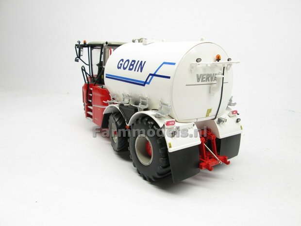 Rebuilt &amp; ND-VERVAET Hydro Trike XL, WHITE TANK + GOBIN LOGO 1:32 Marge Models  MM1819-GOBIN-5