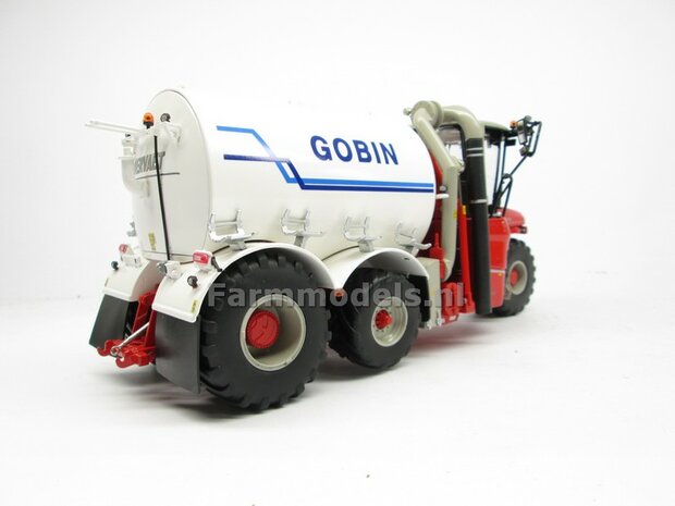 Rebuilt &amp; ND-VERVAET Hydro Trike XL, WHITE TANK + GOBIN LOGO 1:32 Marge Models  MM1819-GOBIN-5