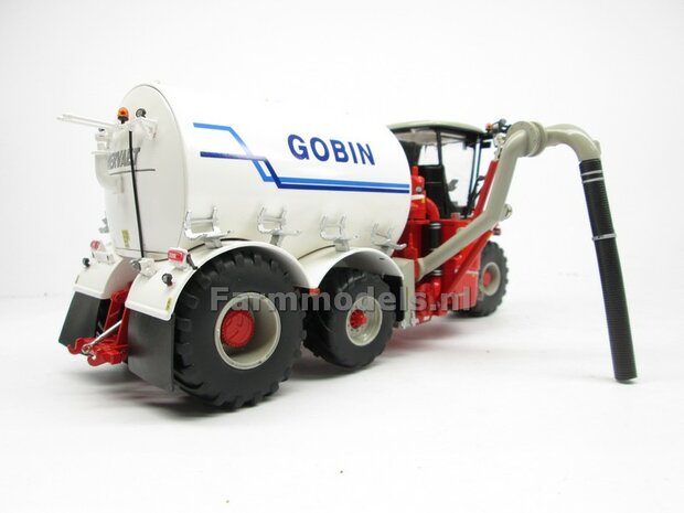 Rebuilt &amp; ND-VERVAET Hydro Trike XL, WHITE TANK + GOBIN LOGO 1:32 Marge Models  MM1819-GOBIN-5