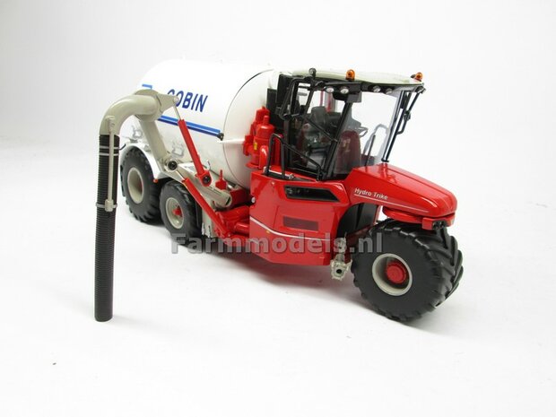 Rebuilt &amp; ND-VERVAET Hydro Trike XL, WHITE TANK + GOBIN LOGO 1:32 Marge Models  MM1819-GOBIN-5