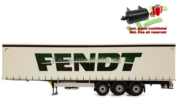 FENDT PACTON Schuifzeil Trailer + FREE GIFT 1:32 Marge Models MM1902-01-01