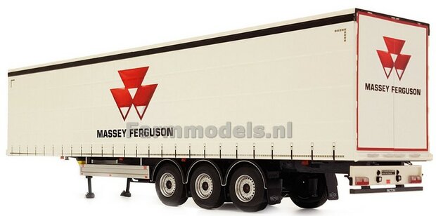 MASSEY FERGUSON PACTON Schuifzeil Trailer + FREE GIFT 1:32 Marge Models MM1902-01-04 