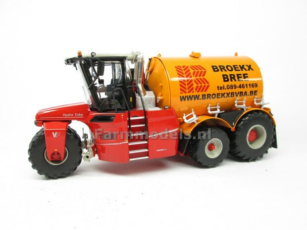 ND-VERVAET Hydro Trike, YELLOW TANK + BROEKX LOGO 1:32 Marge Models  MM1819-BROEKX-5