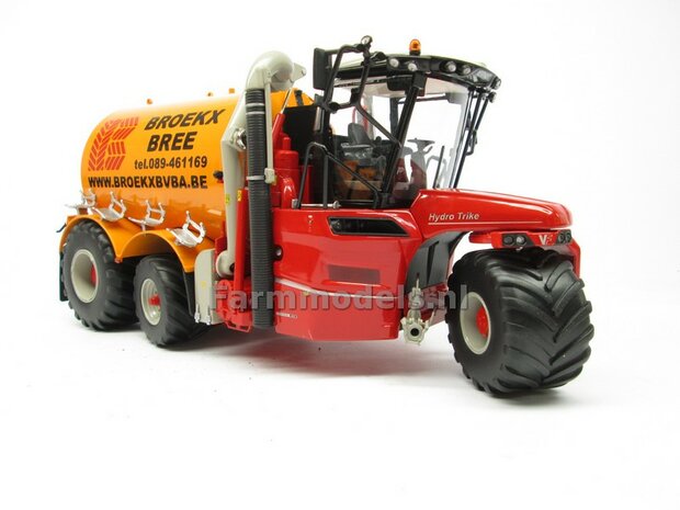 ND-VERVAET Hydro Trike, YELLOW TANK + BROEKX LOGO 1:32 Marge Models  MM1819-BROEKX-5