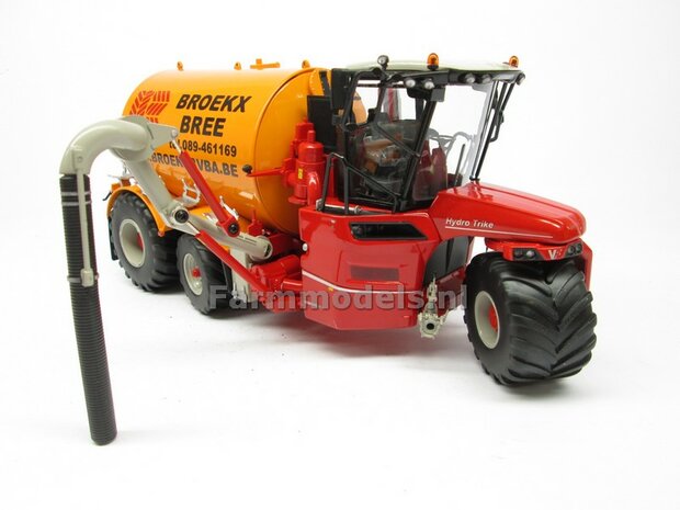 ND-VERVAET Hydro Trike, YELLOW TANK + BROEKX LOGO 1:32 Marge Models  MM1819-BROEKX-5