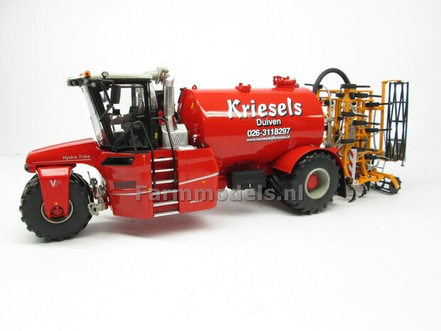 ND-VERVAET Hydro Trike, RED TANK + Kriesels LOGO 1:32 Marge Models  MM1819-Kriesels-3