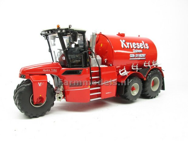 ND-VERVAET Hydro Trike XL, RED TANK + Kriesels LOGO 1:32 Marge Models  MM1819-Kriesels-5