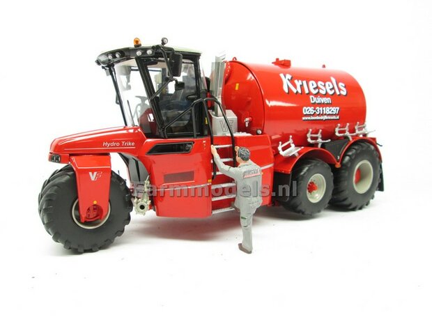 ND-VERVAET Hydro Trike XL, RED TANK + Kriesels LOGO 1:32 Marge Models  MM1819-Kriesels-5