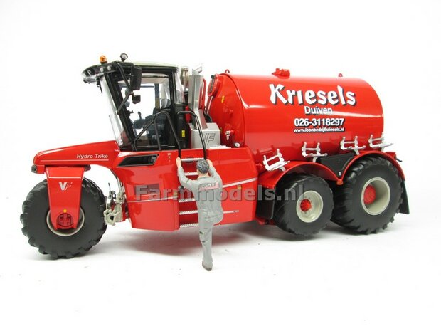 ND-VERVAET Hydro Trike XL, RED TANK + Kriesels LOGO 1:32 Marge Models  MM1819-Kriesels-5