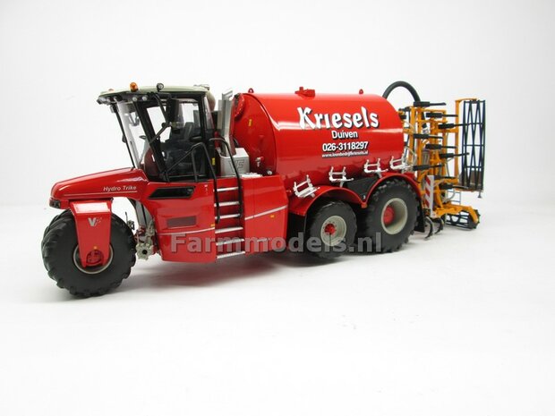 ND-VERVAET Hydro Trike XL, RED TANK + Kriesels LOGO 1:32 Marge Models  MM1819-Kriesels-5