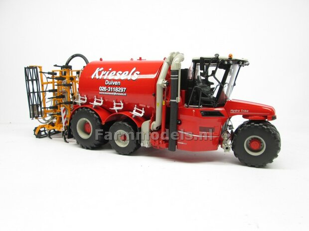 ND-VERVAET Hydro Trike XL, RED TANK + Kriesels LOGO 1:32 Marge Models  MM1819-Kriesels-5