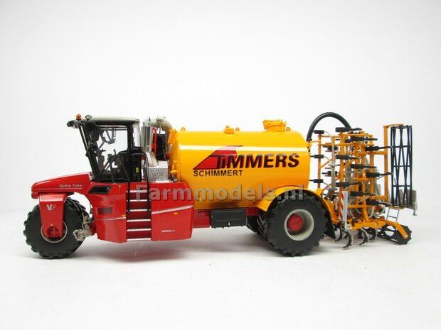 Rebuilt &amp; ND-VERVAET Hydro Trike, YELLOW RAL 1028 TANK + TIMMERS LOGO 1:32 Marge Models  MM1819-TIMMERS-3