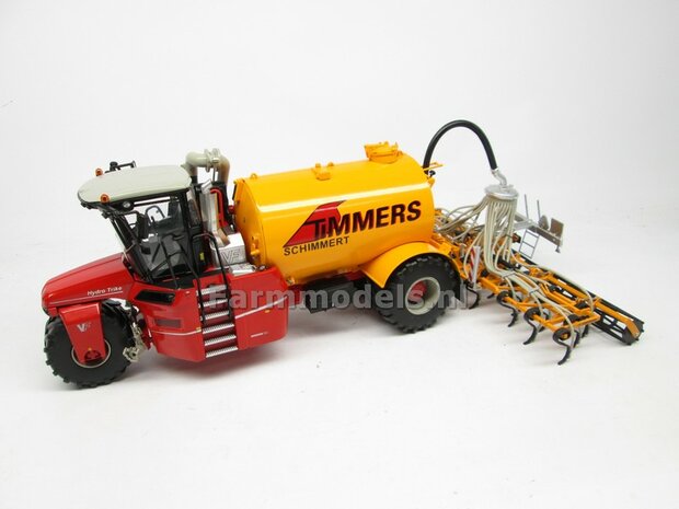 Rebuilt &amp; ND-VERVAET Hydro Trike, YELLOW RAL 1028 TANK + TIMMERS LOGO 1:32 Marge Models  MM1819-TIMMERS-3