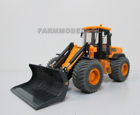 Puinriek Normaal handgebouwd model t.b.v. JCB of Volvo shovel, geschikt voor onze snelwisselsets 55000 t/m 55050, 1:32