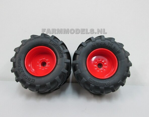 Michelin 1050 OPREK GROOT + Alu. velgen, geschikt voor de Fendt 924/ 926 Gen II en Fendt 926/ 930 Gen. III WeiseToys 1:32   