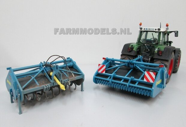 176. Fendt 828 met lage druk banden en zaaicombinatie Lemken