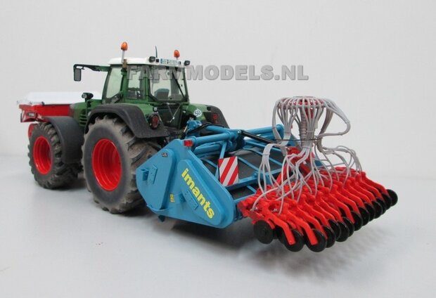 176. Fendt 828 met lage druk banden en zaaicombinatie Lemken