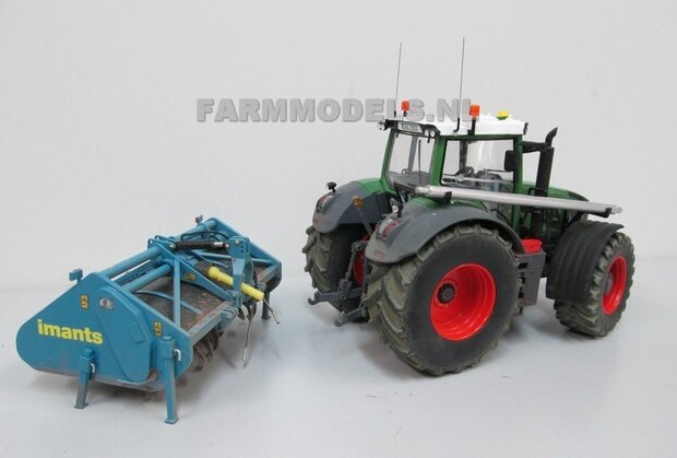 176. Fendt 828 met lage druk banden en zaaicombinatie Lemken