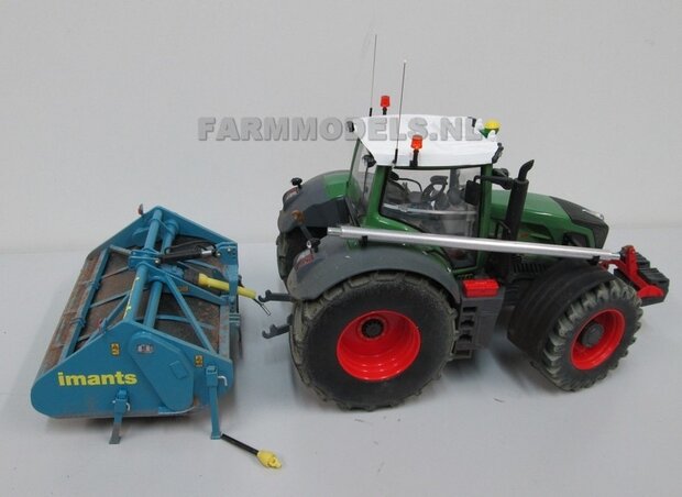 176. Fendt 828 met lage druk banden en zaaicombinatie Lemken