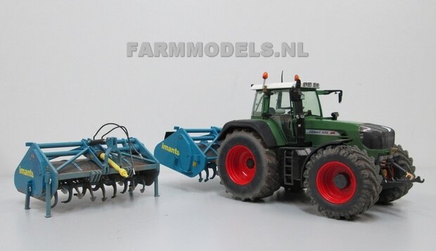 176. Fendt 828 met lage druk banden en zaaicombinatie Lemken