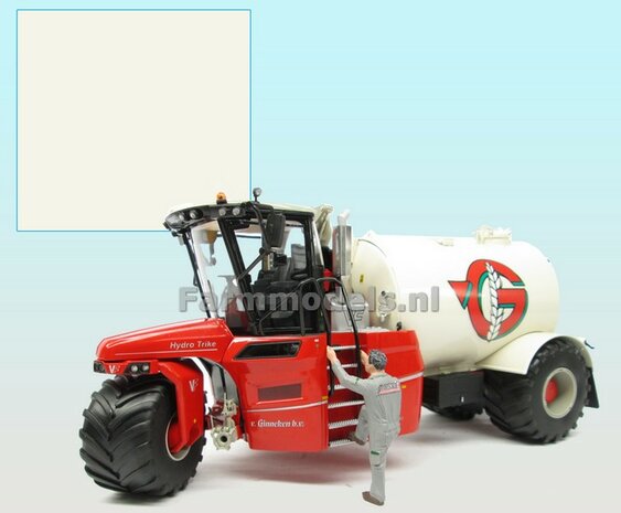 RAL 1013 Creme/ Gebroken Wit (Van Ginniken) Spuitbus / Spraypaint - Farmmodels series = Industrie lak, 400ml. spuitbusverf, ook voor schaal 1:1 zeer geschikt!!