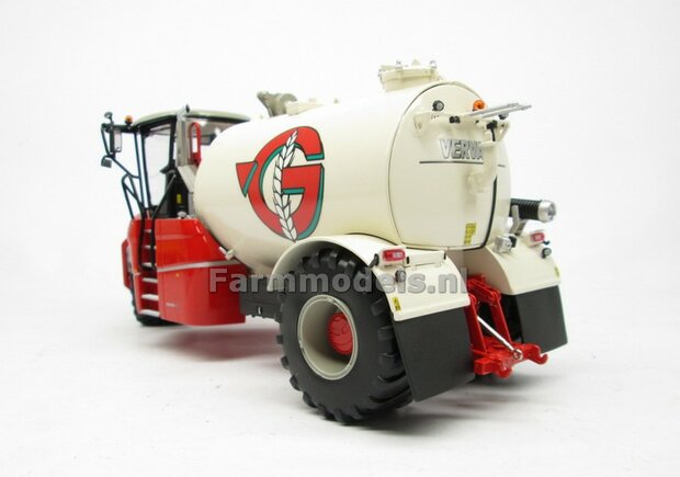 Rebuilt &amp; ND-VERVAET Hydro Trike, CREME/ WITTE RAL 1013 TANK + V. GINNEKEN LOGO 1:32 Marge Models  MM1819-VGINNEKEN-3