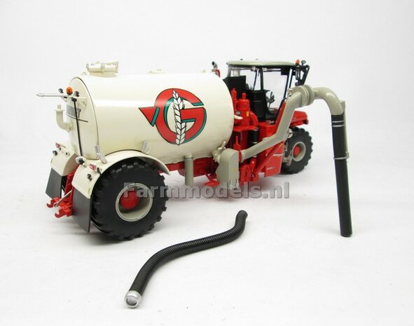 Rebuilt &amp; ND-VERVAET Hydro Trike, CREME/ WITTE RAL 1013 TANK + V. GINNEKEN LOGO 1:32 Marge Models  MM1819-VGINNEKEN-3