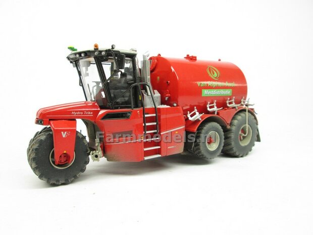 Rebuilt, Dirty &amp; ND: DIRTY VERVAET Hydro Trike XL, TANK NAADLOOS + van Alphen Axel LOGO 1:32 Marge Models  MM1819-ALPHEN-RB-5