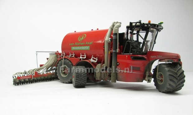 Rebuilt, Dirty &amp; ND: DIRTY VERVAET Hydro Trike XL, TANK NAADLOOS + van Alphen Axel LOGO 1:32 Marge Models  MM1819-ALPHEN-RB-5