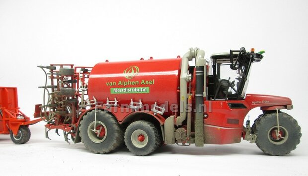 Rebuilt, Dirty &amp; ND: DIRTY VERVAET Hydro Trike XL, TANK NAADLOOS + van Alphen Axel LOGO 1:32 Marge Models  MM1819-ALPHEN-RB-5