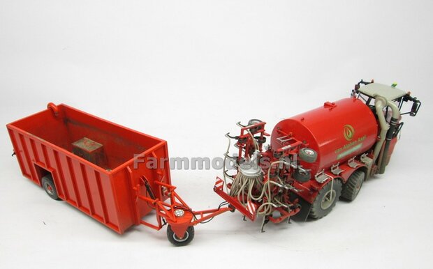 Rebuilt, Dirty &amp; ND: DIRTY VERVAET Hydro Trike XL, TANK NAADLOOS + van Alphen Axel LOGO 1:32 Marge Models  MM1819-ALPHEN-RB-5