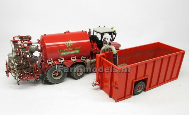 Rebuilt, Dirty &amp; ND: DIRTY VERVAET Hydro Trike XL, TANK NAADLOOS + van Alphen Axel LOGO 1:32 Marge Models  MM1819-ALPHEN-RB-5